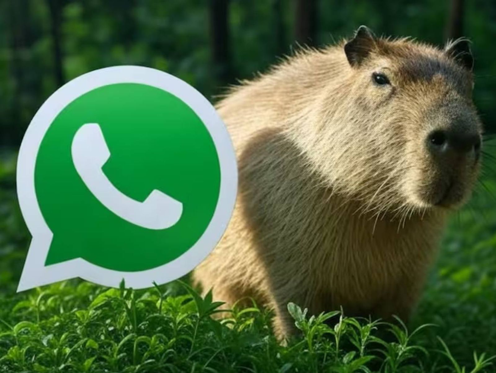 Las capibaras son animales grandes, tranquilos y muy sociables.