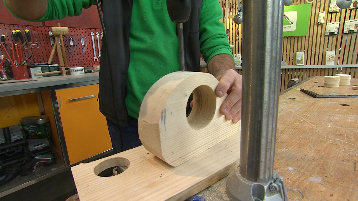 Helicóptero infantil de madera paso 5