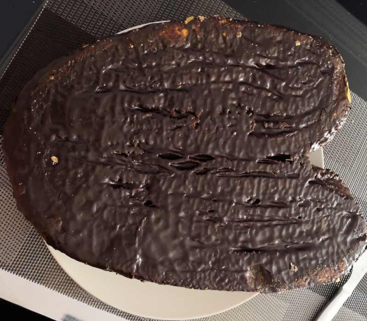 La palmera gigante de chocolate que compré en mi última visita