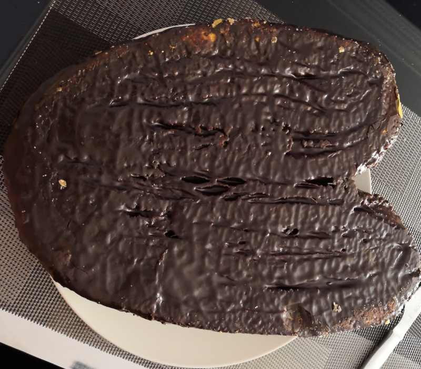 La palmera gigante de chocolate que compré en mi última visita