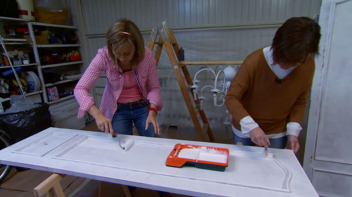 Dormitorio floral en blanco y azul paso 5