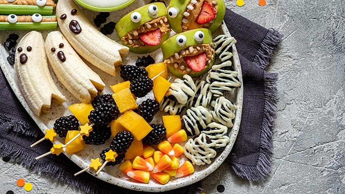 comidas halloween frutas