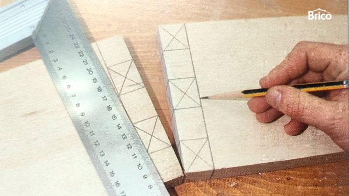 Mide y marcar los dientes