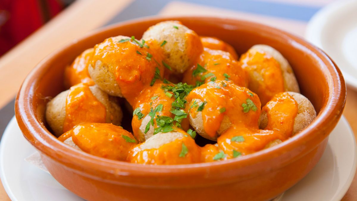 papas arrugas con mojo picon