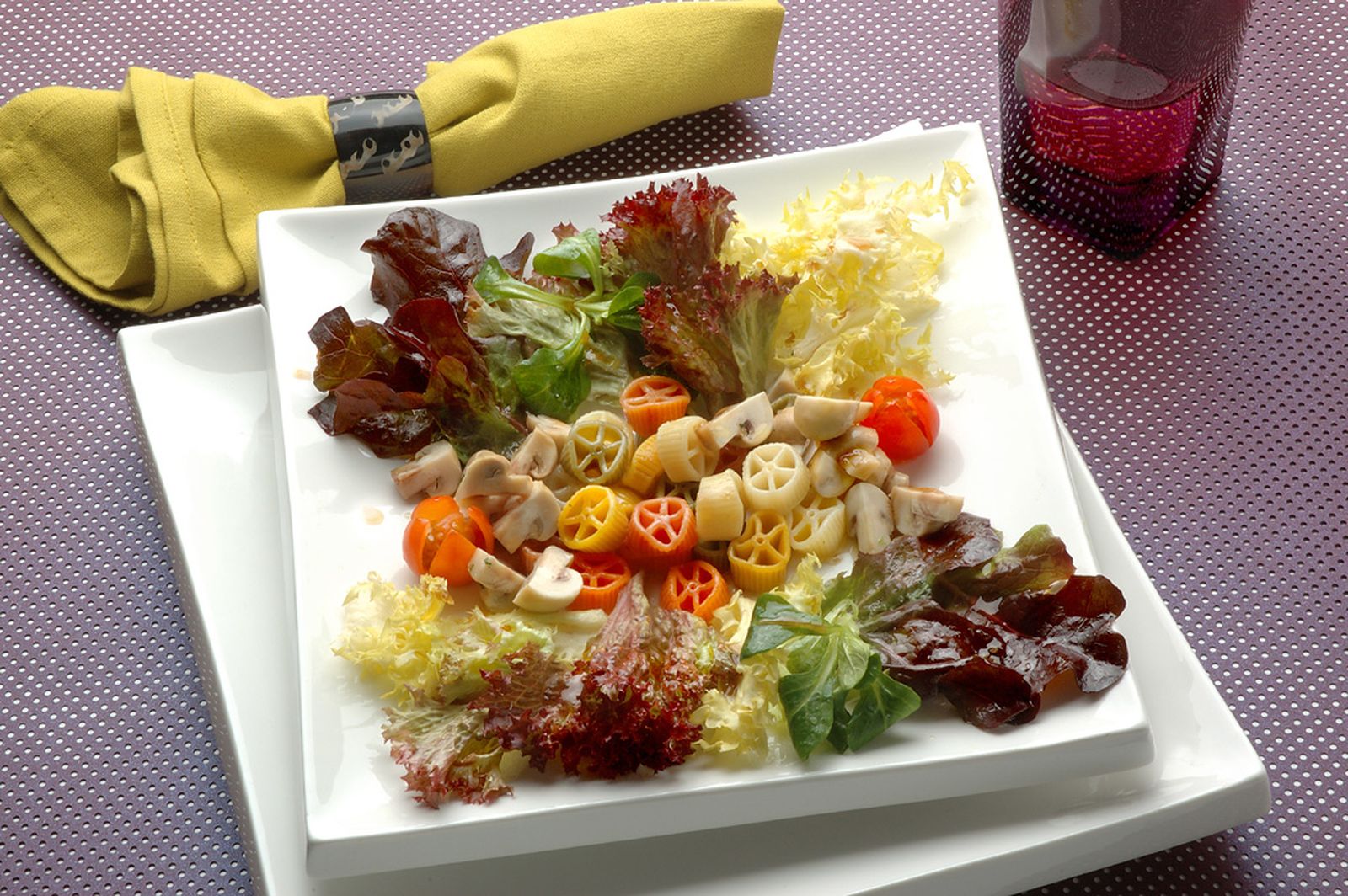 ensalada pastas champinones xl