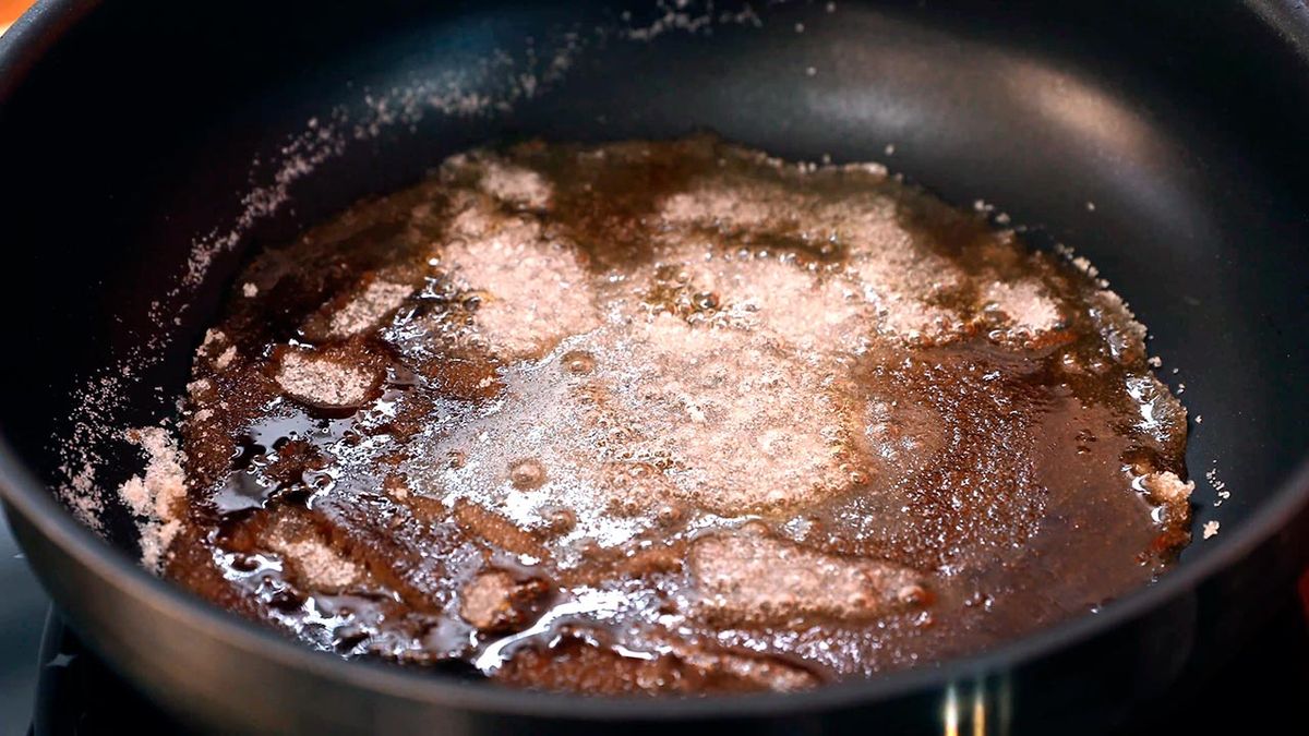 Receta de turrón de Guirlache  paso 2