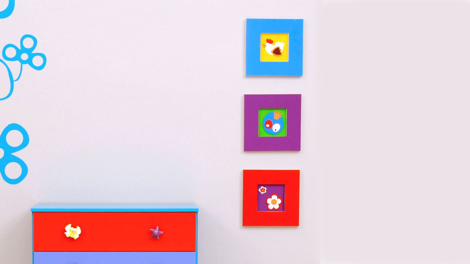 Cuadros infantiles de goma eva