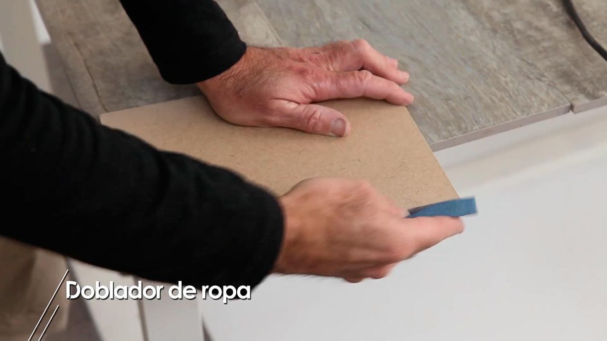 Como hacer un doblador de ropa paso 2