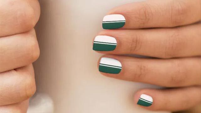unas verdes decoradas 4 manicuras que te inspiraran rayas
