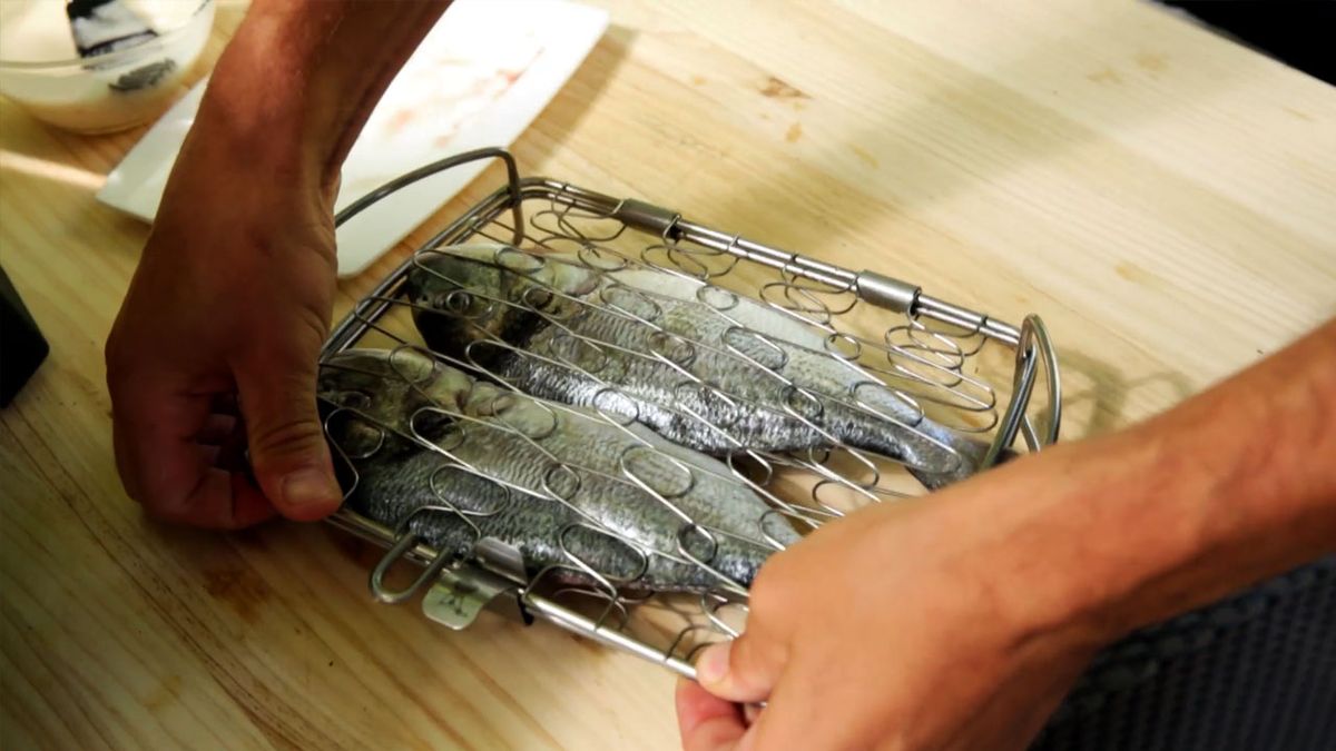 Dorada en barbacoa   Paso 1
