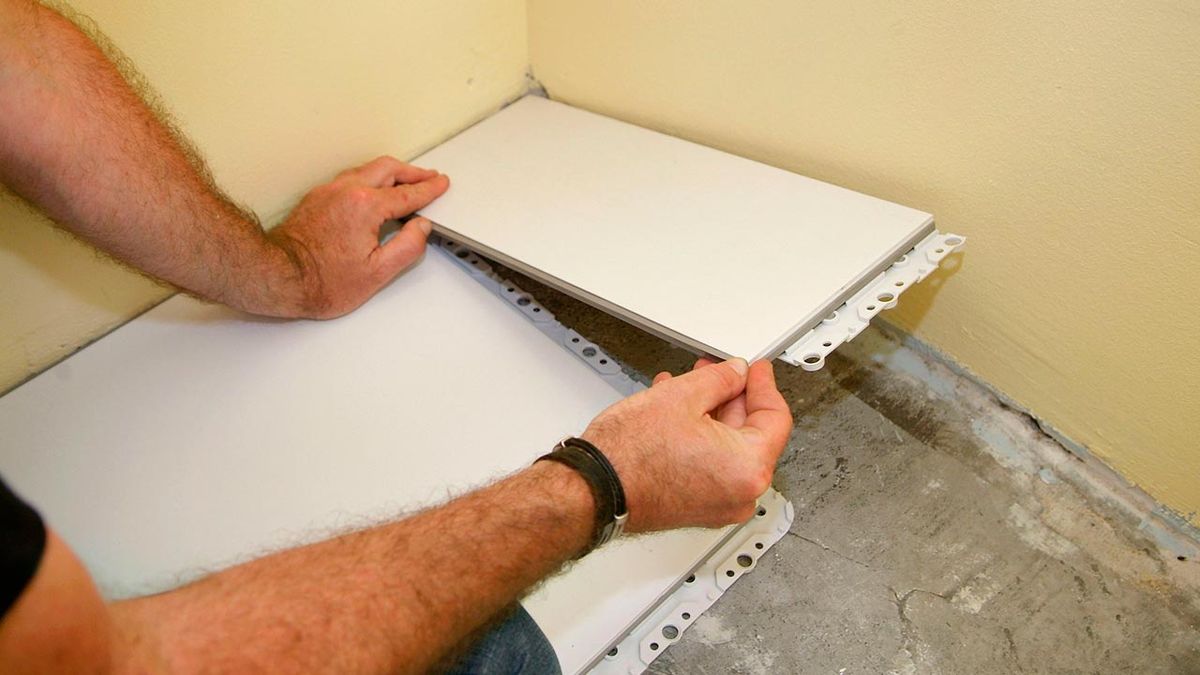 Suelo porcelánico sin obra paso 10