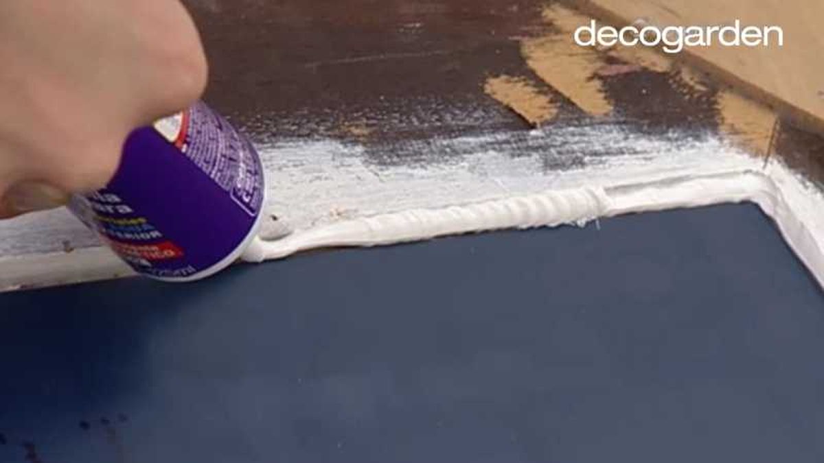 Cuarto paso para modernizar un marco.