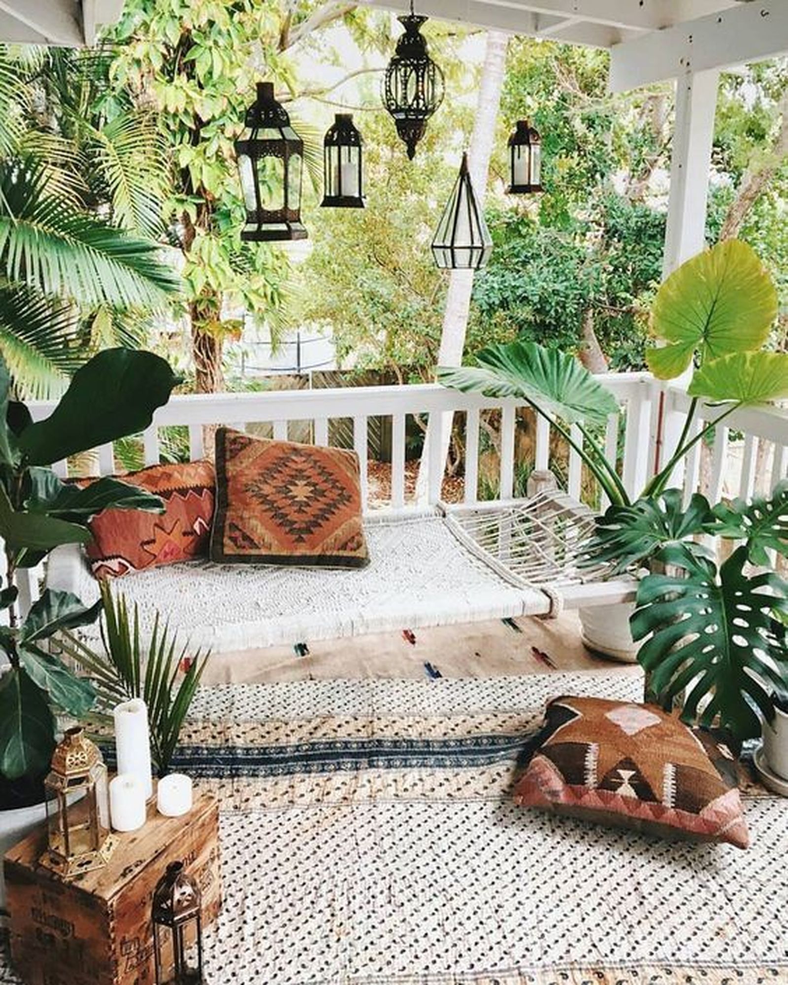 patio interior estilo bohemio 2