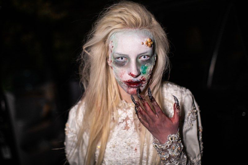 El nivel de realismo del maquillaje de Halloween está en manos de cada una