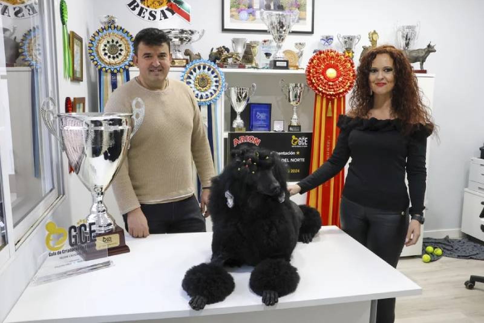 Rubén Sánchez y Sonia Natividad, criadores de Norte.