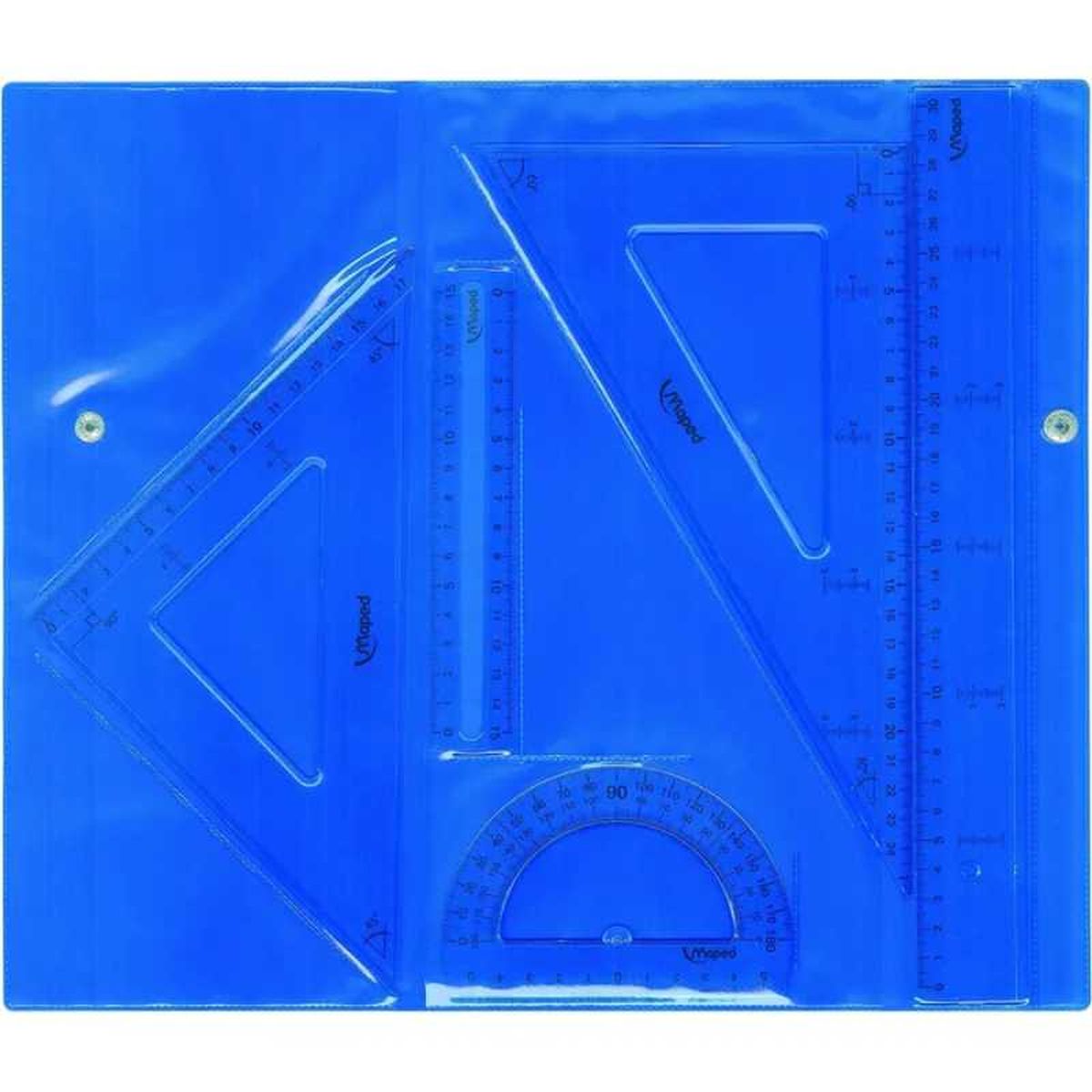 Kit reglas con bolsa de cierre de Maped.