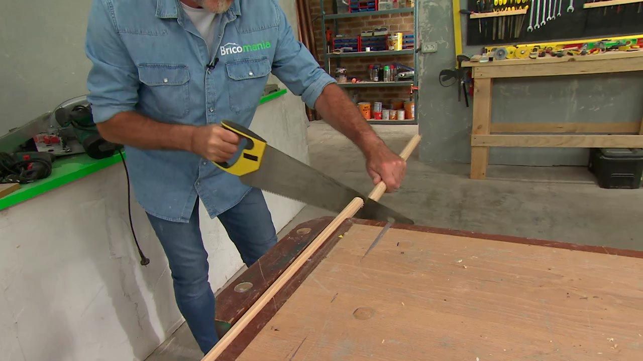 Como hacer una mesa con una bobina paso 2