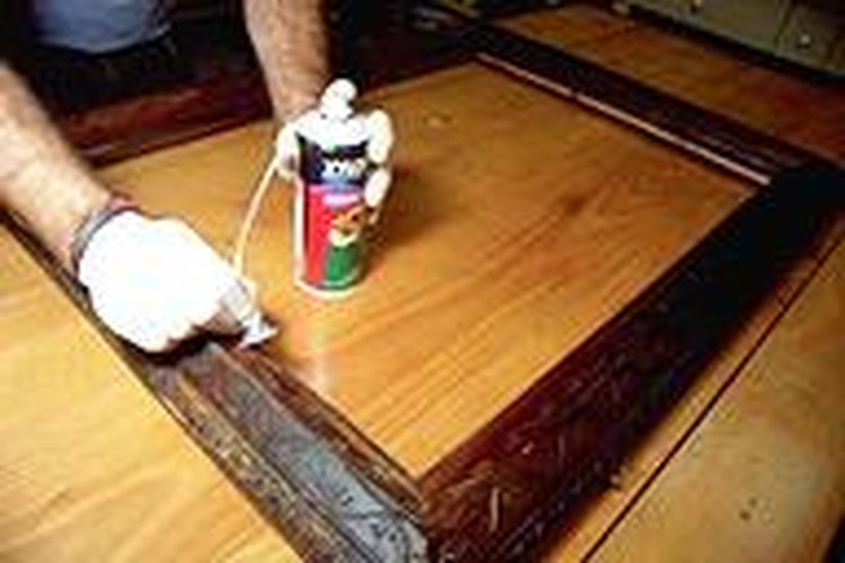 Restaurar el marco de un cuadro paso 2