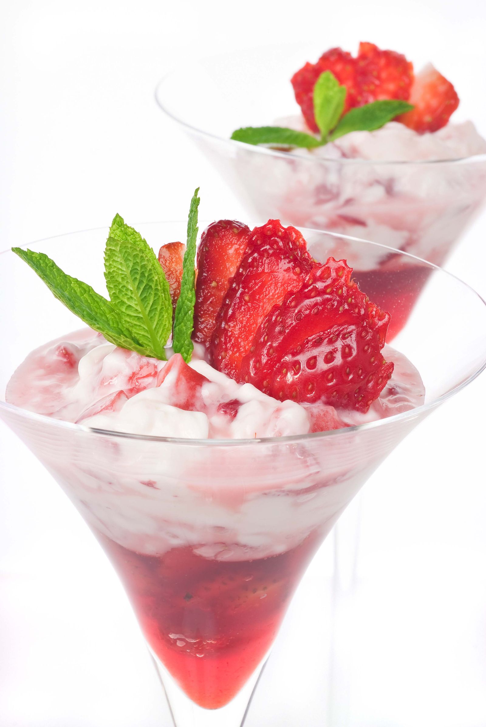 257 Copa de fresas con crema
