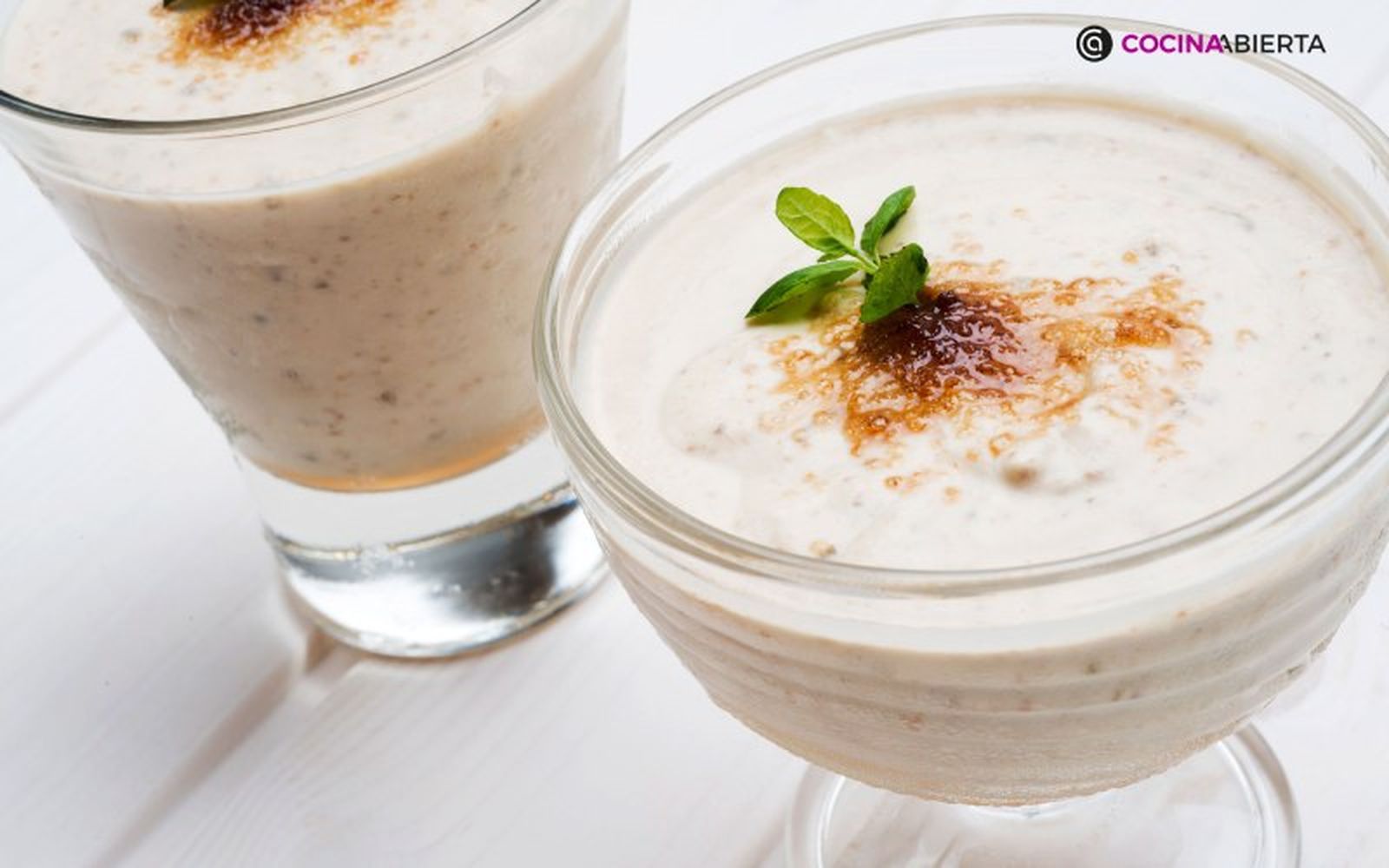 Biscuit de higos, un postre que se sirve frío