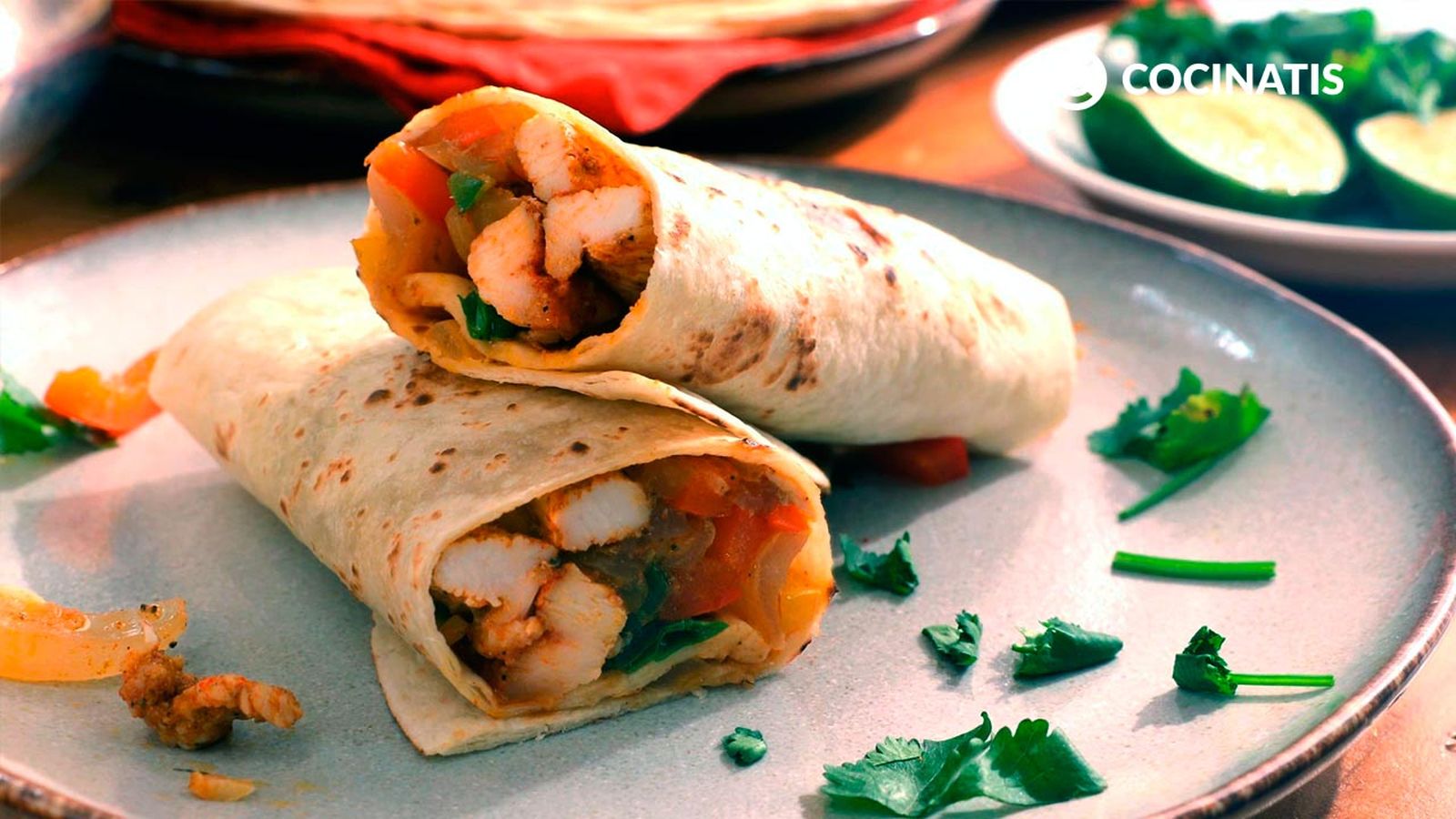 Fajitas mexicanas de pollo