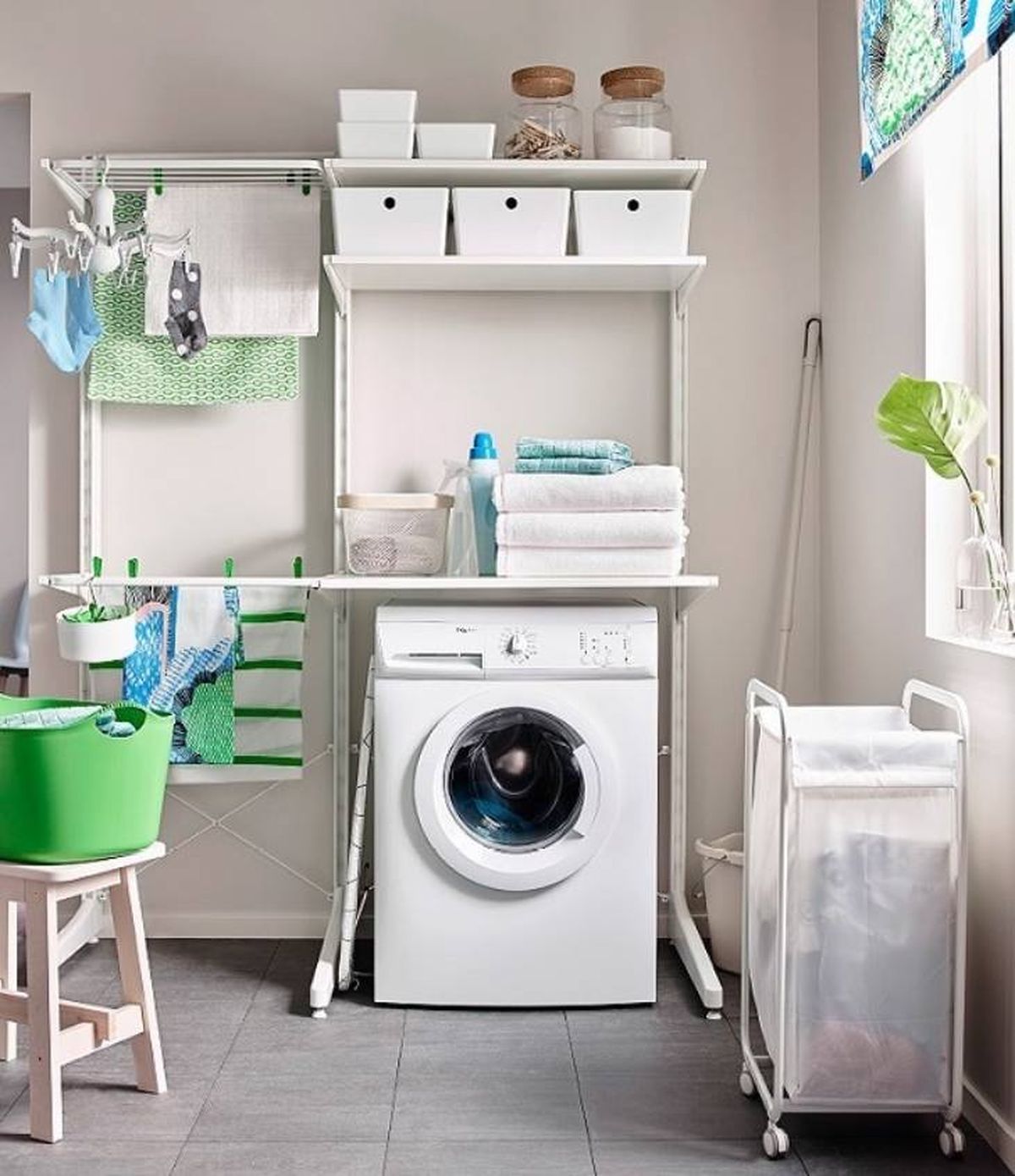 Claves para mantener el orden y optimizar el espacio en un lavadero pequeño  2