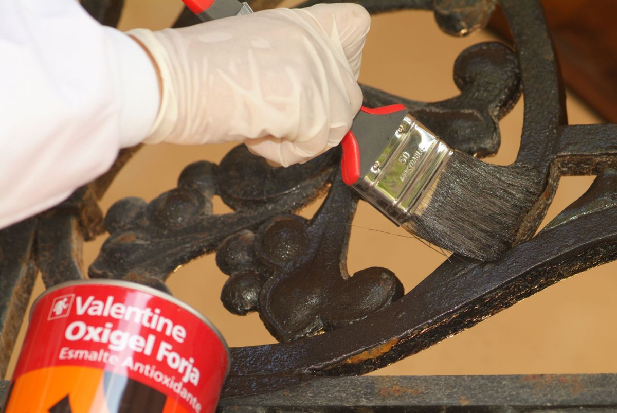 Pintar forja o hierro paso 4