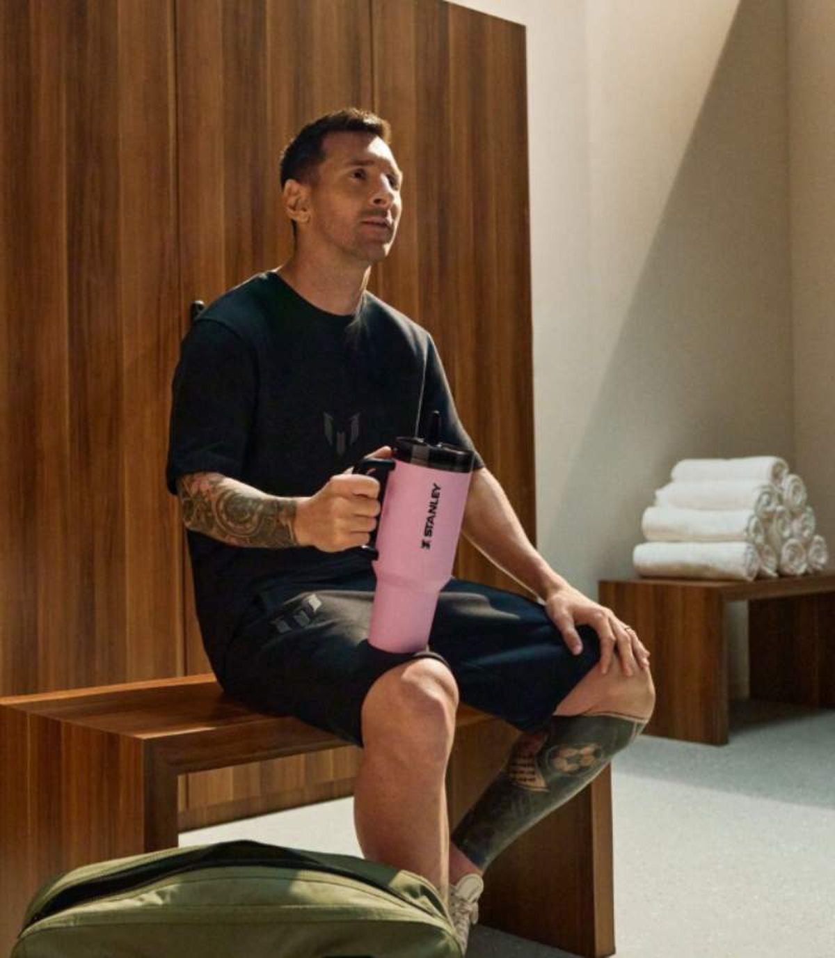 Lionel Messi y su termo Mate System 1.2Lts / Fotografía: Stanley