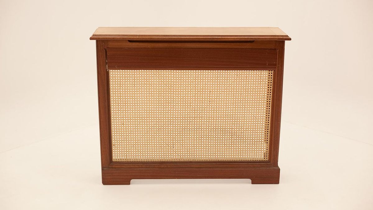 Decoración de Navidad: Chimenea y corona navideña p1