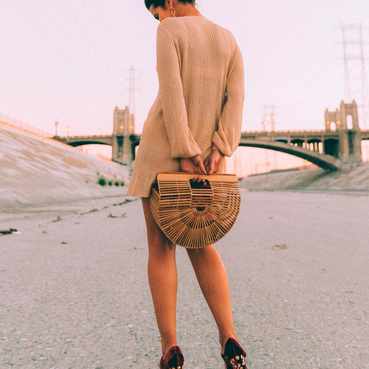 moda verano accesorios paja