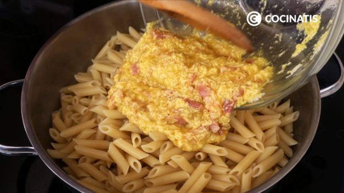 CTIS0994 receta macarrones a la carbonara paso 4