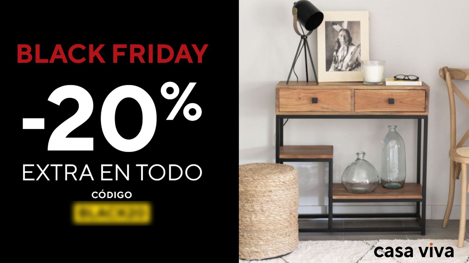 casa viva codigo descuento black friday