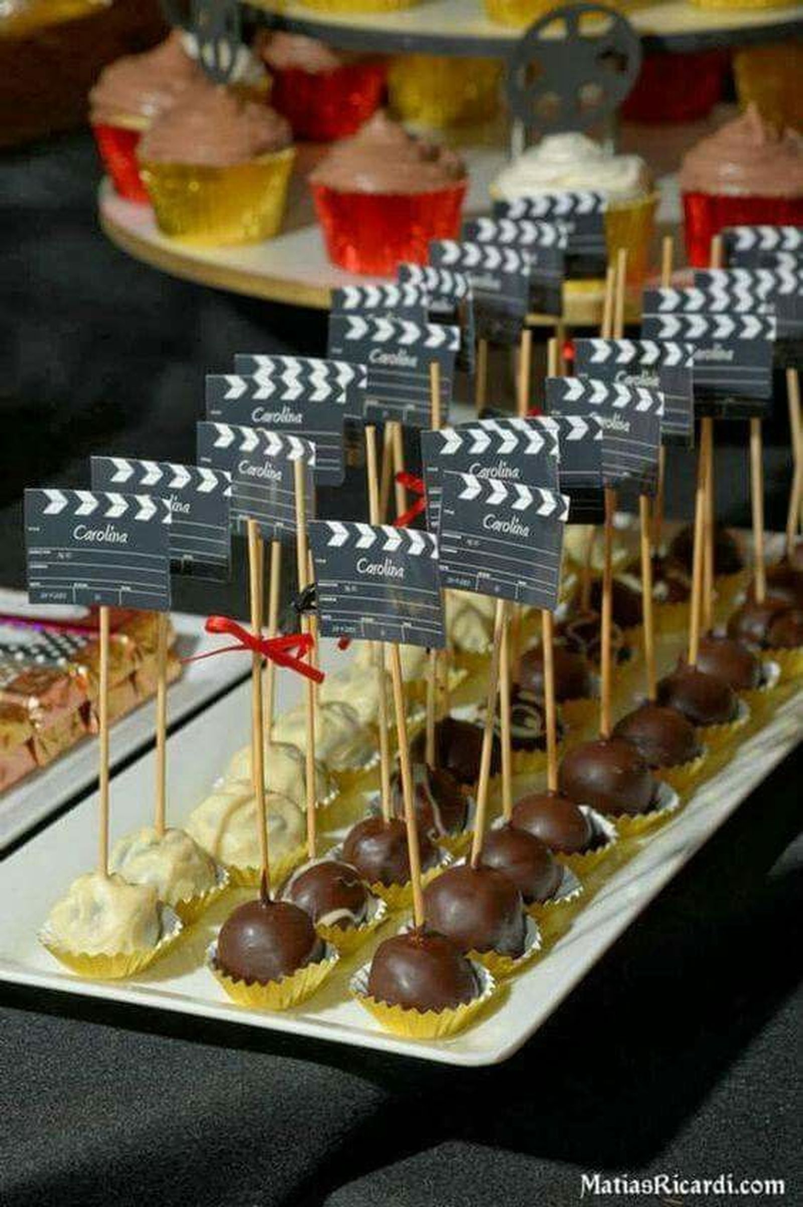 cupcakes cumpleanos tematica cine