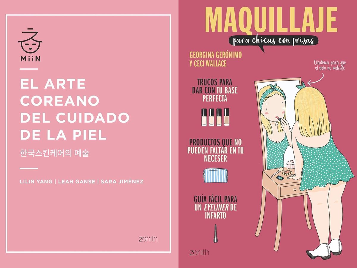 Portadas de los libros El Arte Coreano del Cuidado de la Piel y Maquillaje para Chicas con Prisas / Fotos: Amazon