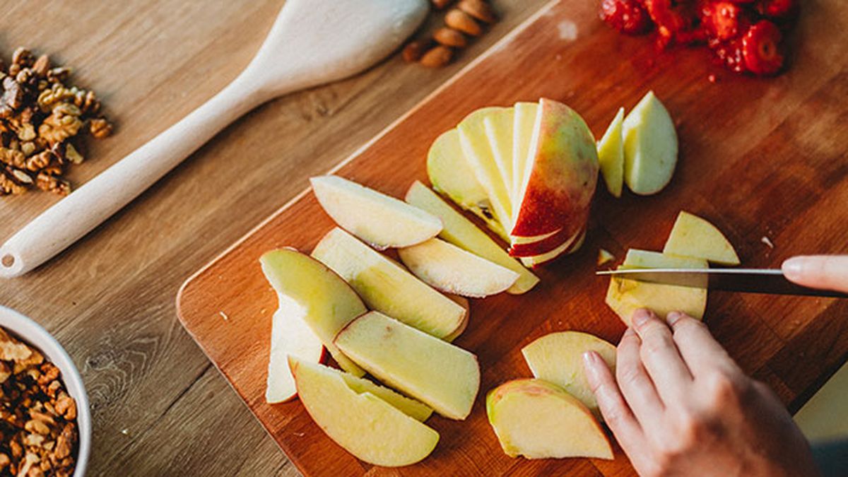 aprovechar manzanas deliciosos postres cortar