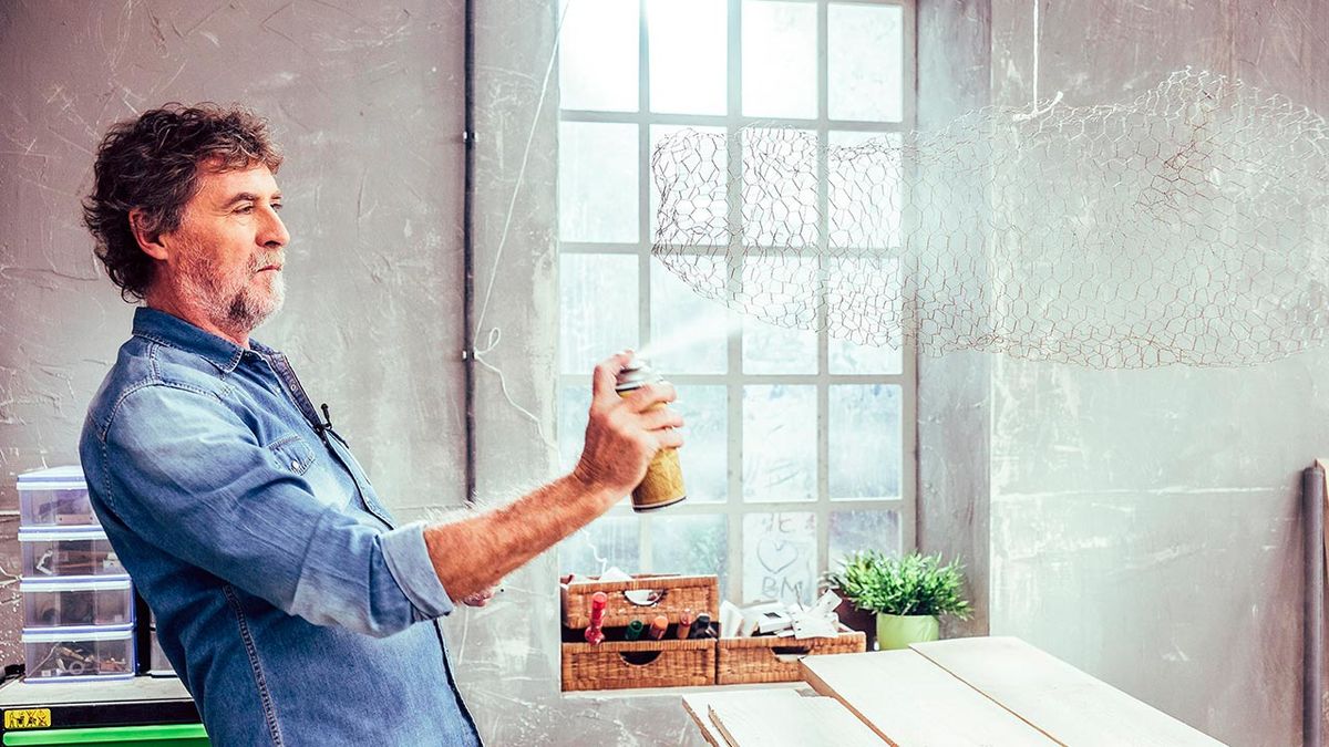 Cómo hacer una lámpara con forma de nube paso 3