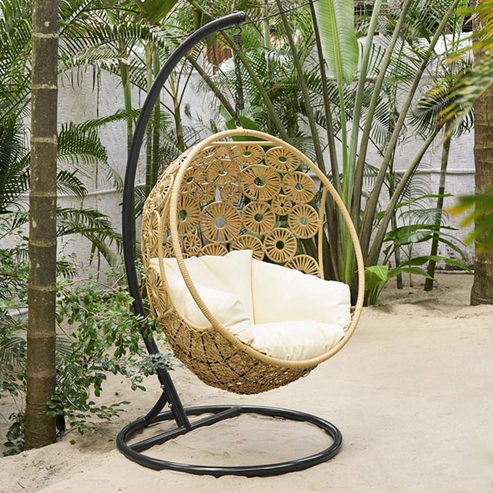 sillon colgante ibis maisons du monde