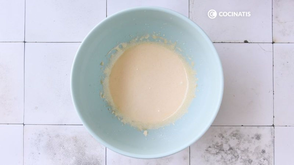 Preparamos la masa de los buñuelos