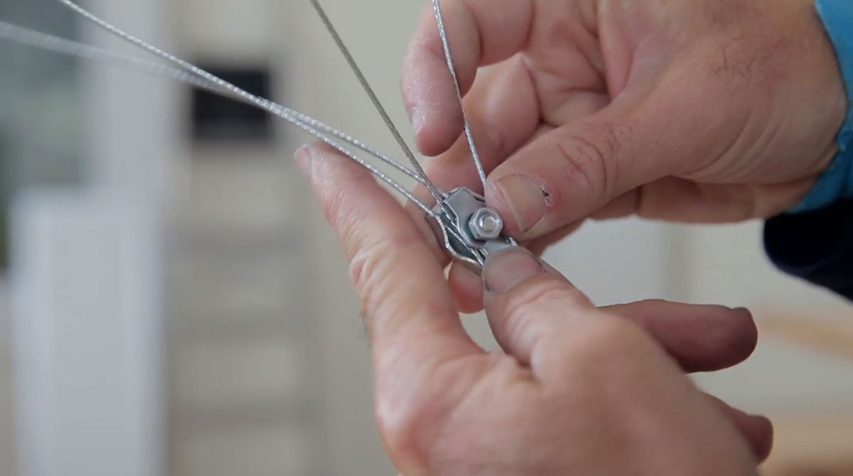 Árbol de Navidad con llanta de bicicleta paso 5