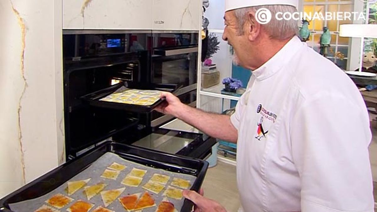 aperitivo especiado crujiente de pasta al horno receta karlos arguinano kar67770321 paso4