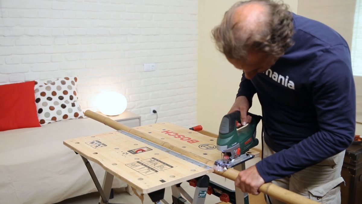 Cómo hacer un perchero con una caña de bambú paso 2