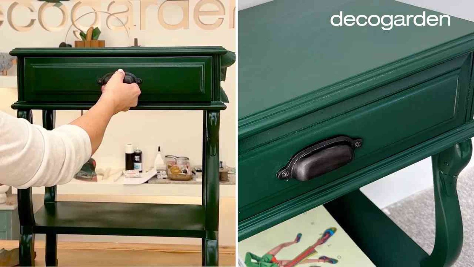 Mueble de melamina pintado