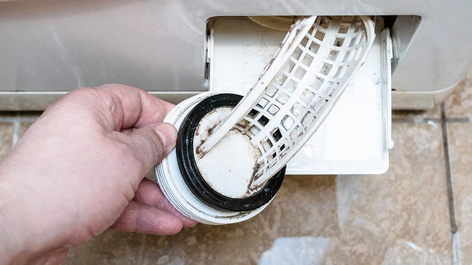 Limpiar el filtro de la lavadora