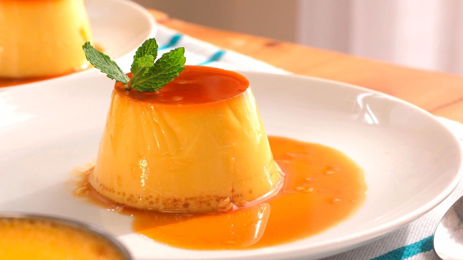 Flan de huevo casero