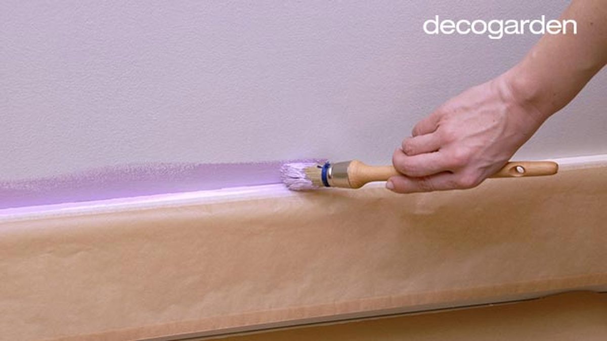 Cómo pintar una pared con líneas verticales   paso 1