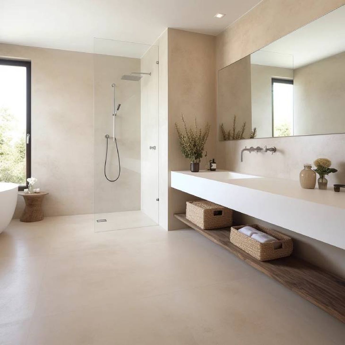 Microcemento en el baño 9