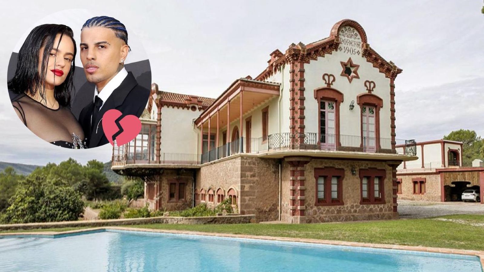 Mas Morera, la mansión señorial que compró Rauw Alejandro para Rosalía.