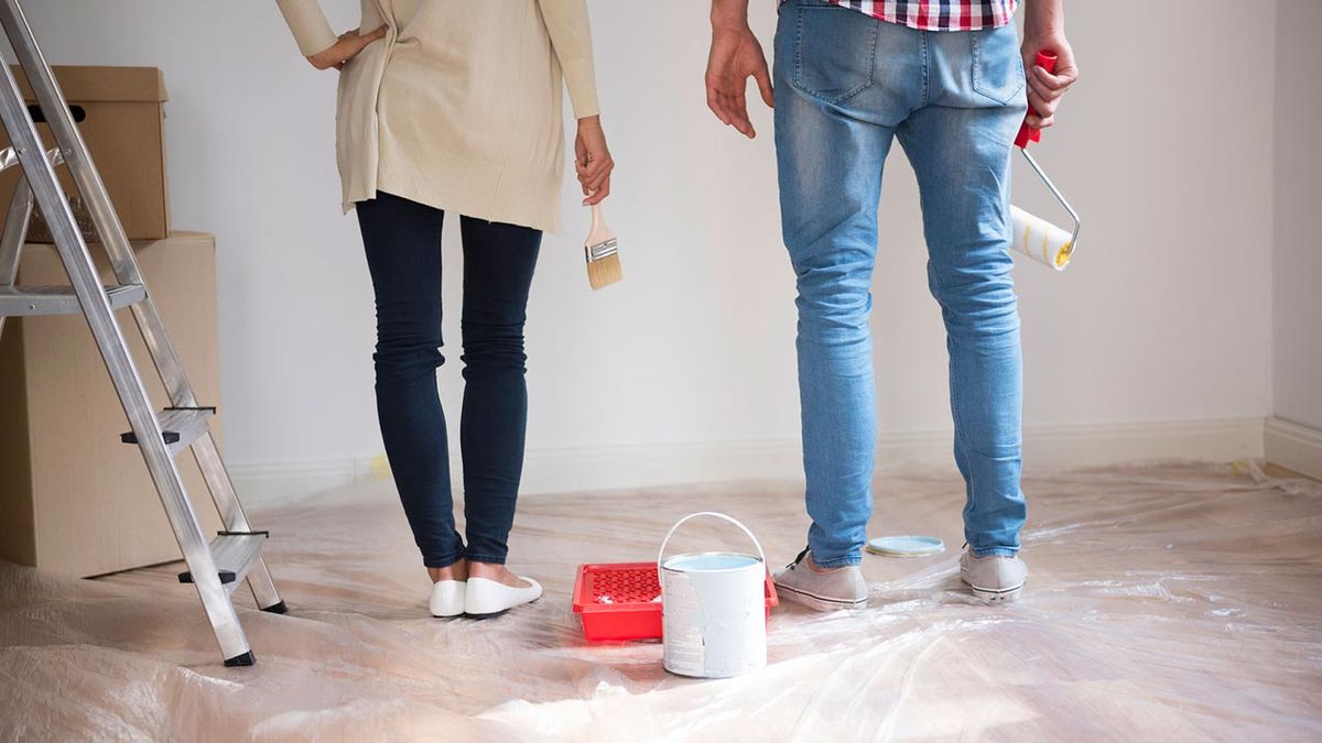 Errores comunes a la hora de pintar una habitación   proteger
