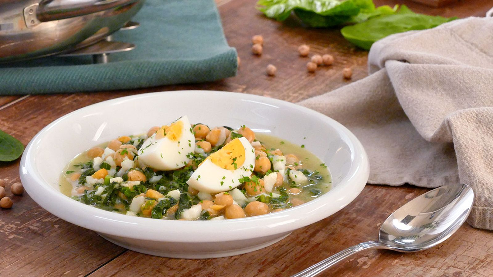 Receta de garbanzos con espinacas y bacalao (potaje de vigilia)