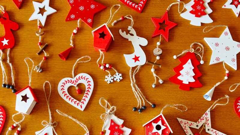 Adornos de Navidad de madera